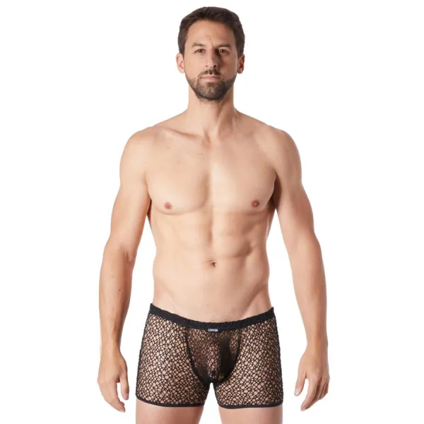 Schwarze Netz Boxer Short Fetish 810-67 von Look Me | Fesselliebe.de