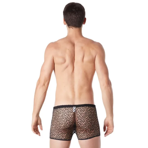 Schwarze Netz Boxer Short Fetish 810-67 von Look Me | Fesselliebe.de