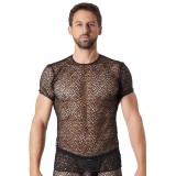 Schwarzes Netz T-Shirt Fetish 810-77 von Look Me | Fesselliebe.de