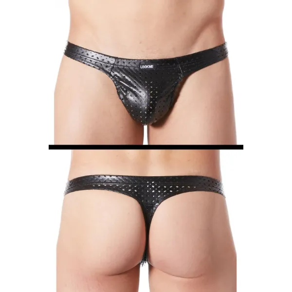 Schwarzer Herren String Tender 811-57 von Look Me | Fesselliebe.de