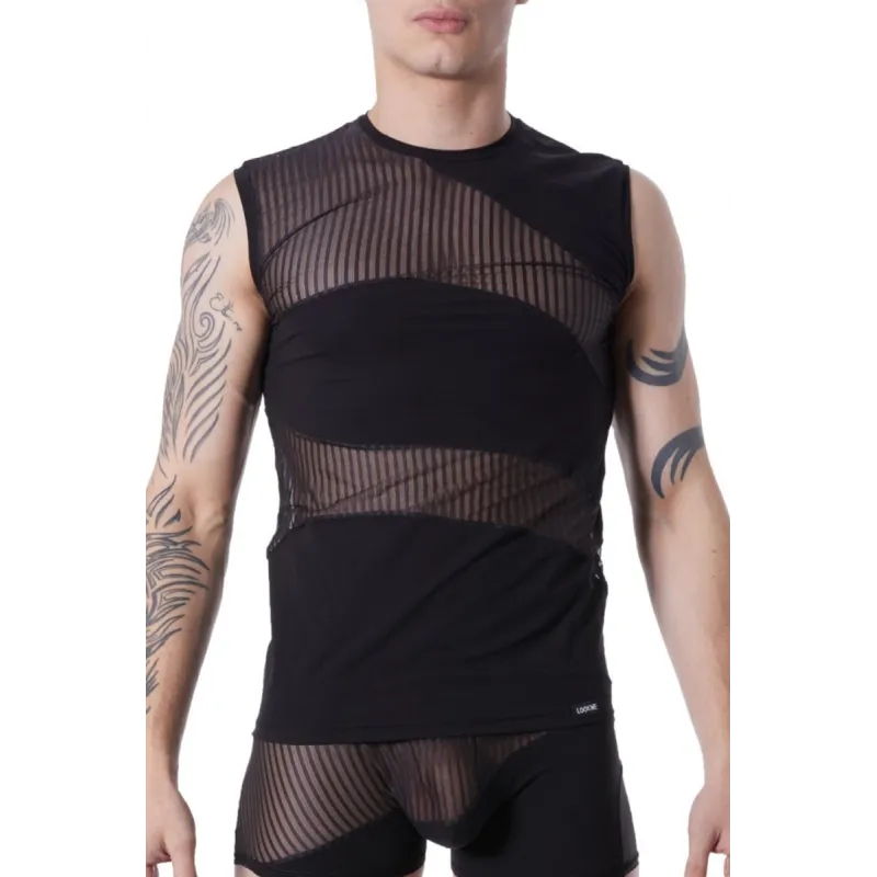 Schwarzes T-Shirt Shade 803-77 von Look Me | Fesselliebe.de