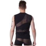 Schwarzes T-Shirt Shade 803-77 von Look Me | Fesselliebe.de