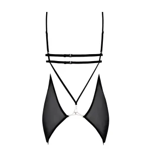 Schwarzes Chemise Claea von Anais Apparel Luxury Lingerie