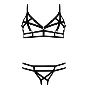 Schwarzes Set Echo von Anais Apparel Luxury Lingerie