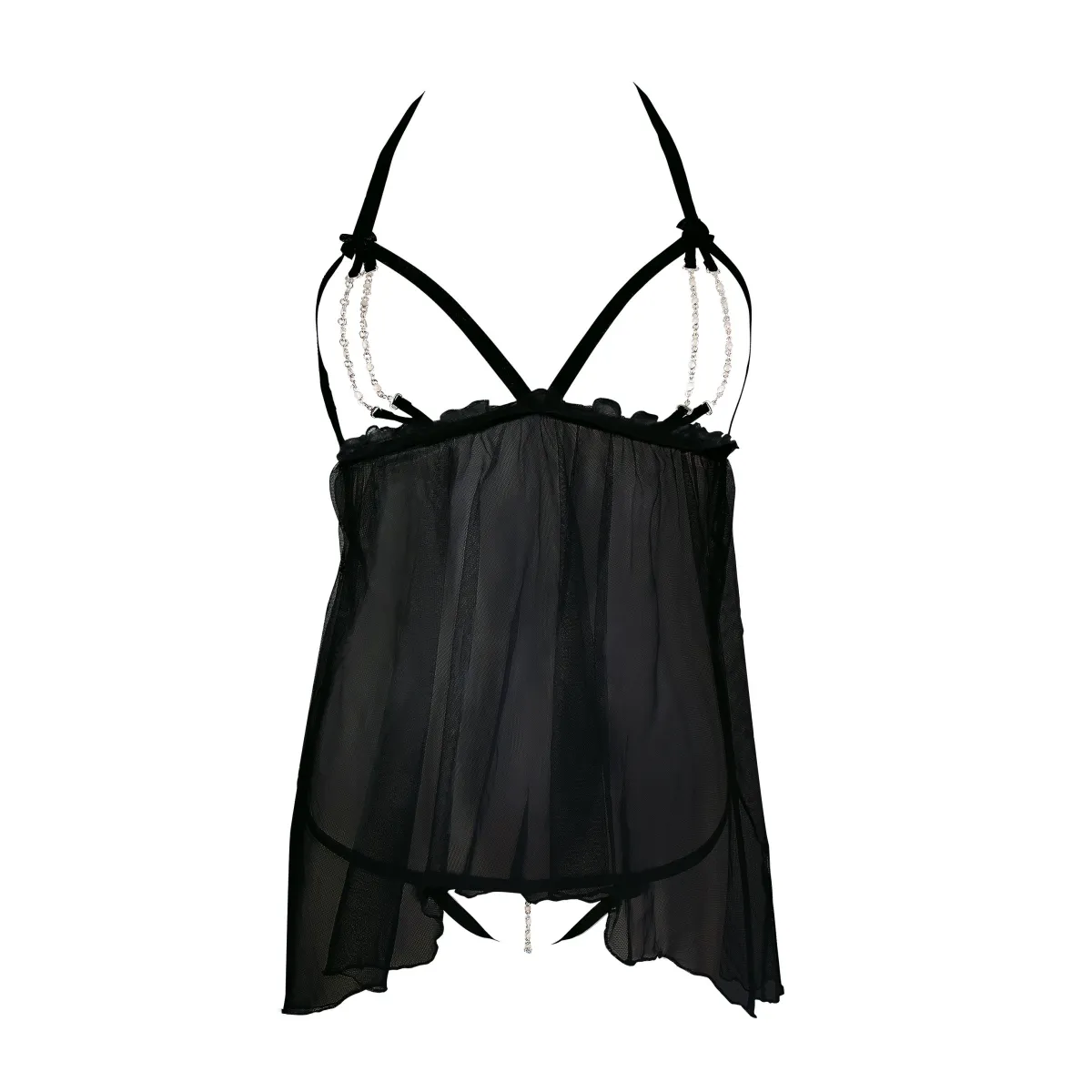 Schwarzes Chemise Lilith von Anais Apparel Luxury Lingerie | Fesselliebe.de