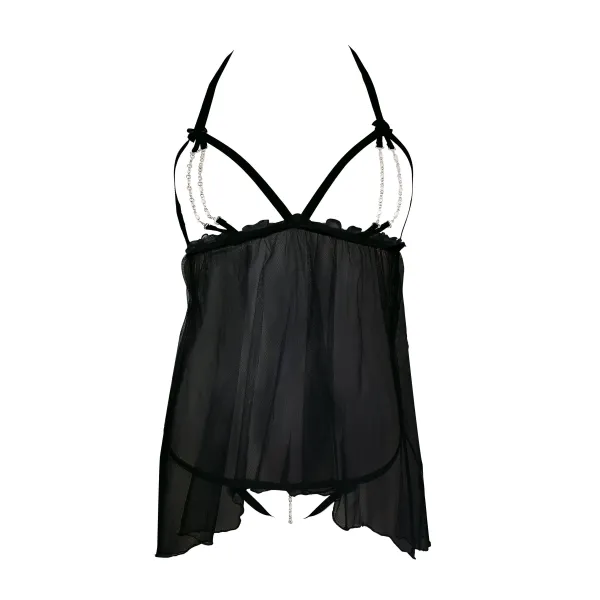 Schwarzes Chemise Lilith von Anais Apparel Luxury Lingerie | Fesselliebe.de