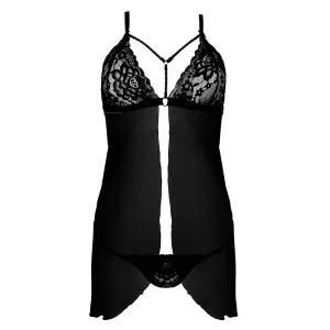Schwarzes Chemise Maya von Anais Apparel Luxury Lingerie