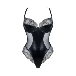 Schwarz/goldener Body Hortense von Demoniq Magnetic Collection