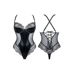 Schwarz/goldener Body Hortense von Demoniq Magnetic Collection