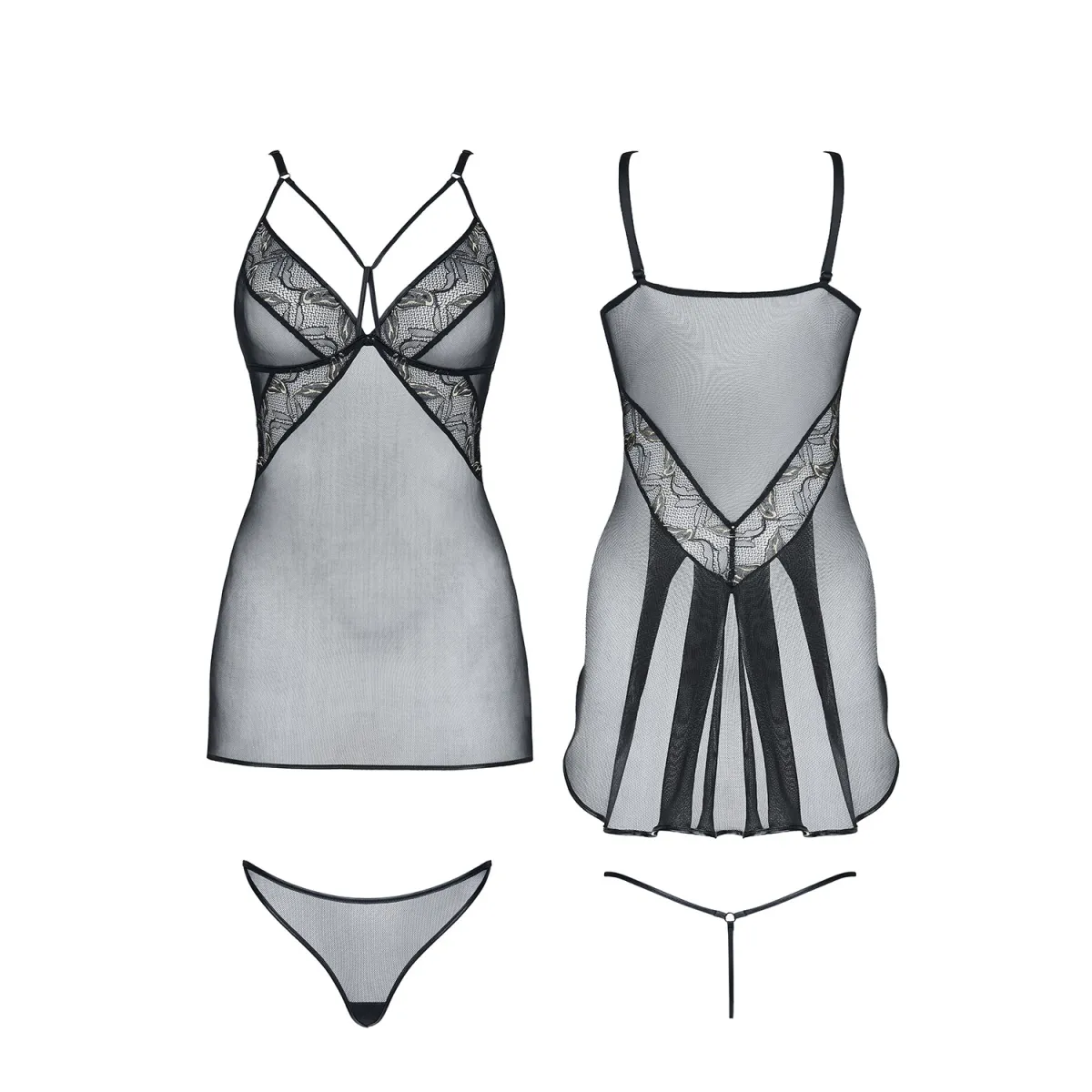 Schwarzes Minikleid Lucette von Demoniq Magnetic Collection | Fesselliebe.de