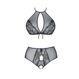 Schwarzes Set Mathilde von Demoniq Magnetic Collection | Fesselliebe.de