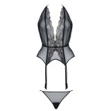 Schwarz/goldenes Gorset Penelope von Demoniq Magnetic Collection | Fesselliebe.de
