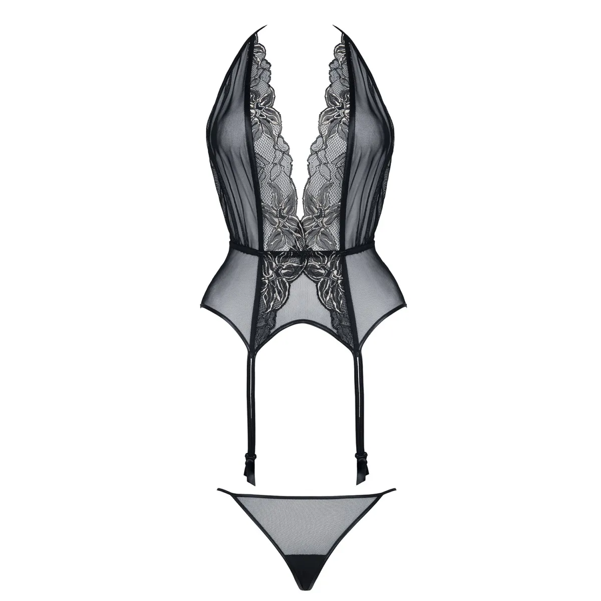 Schwarz/goldenes Gorset Penelope von Demoniq Magnetic Collection | Fesselliebe.de