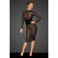 Klassisches Kleid aus weichem und elastischen Tüll F182 von Noir Handmade Decadence Collection