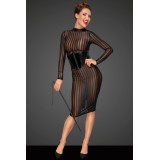 Klassisches Kleid aus weichem und elastischen Tüll F182 von Noir Handmade Decadence Collection | Fesselliebe.de
