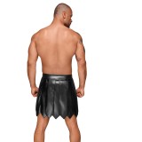 Ecoleather Gladiator Rock mit PVC Zierfalten H053 von Noir Handmade Decadence Collection | Fesselliebe.de
