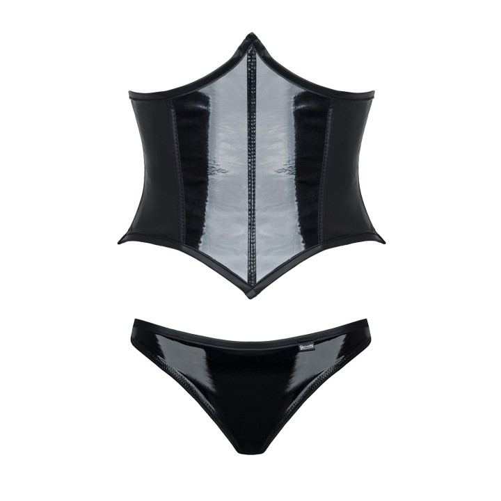 Schwarzes Set Cindy von Demoniq Hard Candy Collection | Fesselliebe.de