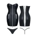 Schwarzes Minikleid Greta von Demoniq Hard Candy Collection