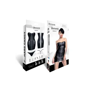 Schwarzes Minikleid Greta von Demoniq Hard Candy Collection