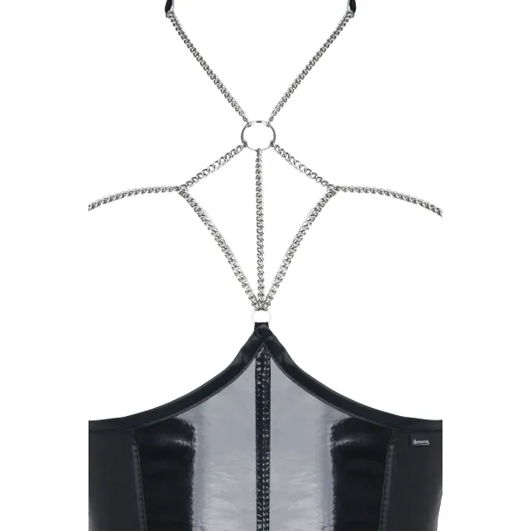 Schwarzes Set Nikoletta von Demoniq Hard Candy Collection | Fesselliebe.de