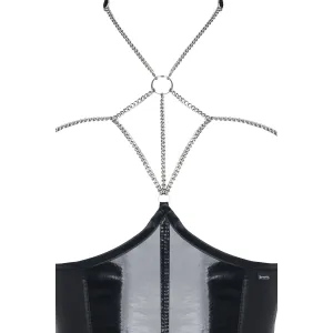 Schwarzes Set Nikoletta von Demoniq Hard Candy Collection