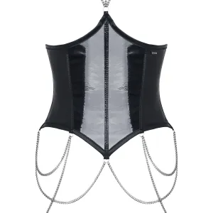 Schwarzes Set Nikoletta von Demoniq Hard Candy Collection