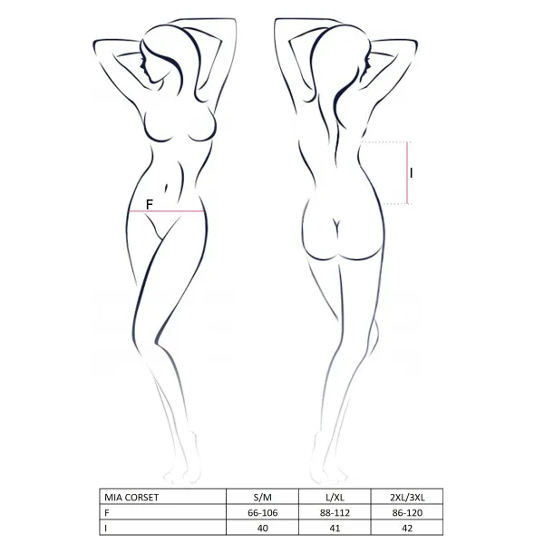 Ecru Corset Mia von Passion | Fesselliebe.de