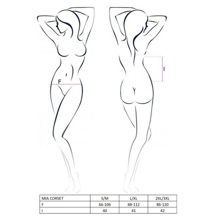 Ecru Corset Mia von Passion | Fesselliebe.de