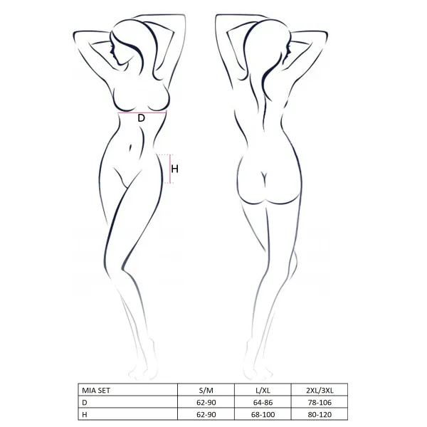 Ecru Set Mia von Passion | Fesselliebe.de