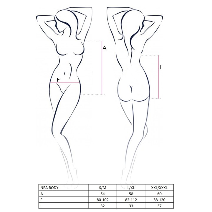 Schwarzer Body Nea von Passion | Fesselliebe.de