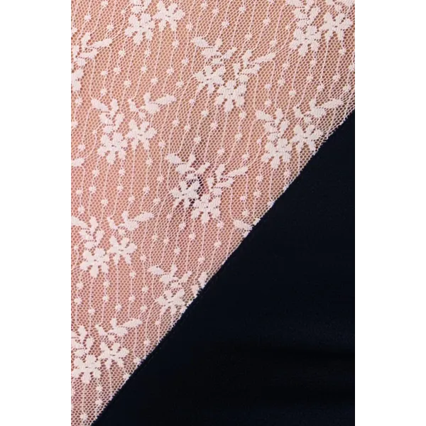 Schwarz/ecru Chemise Nea von Passion | Fesselliebe.de