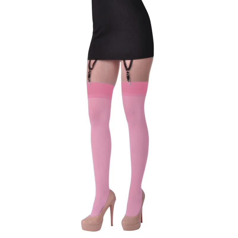 Rosa Strümpfe Vanessa von Legg Story | Fesselliebe.de