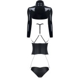 Schwarzes Set DE443 von Demoniq Hard Candy Collection | Fesselliebe.de