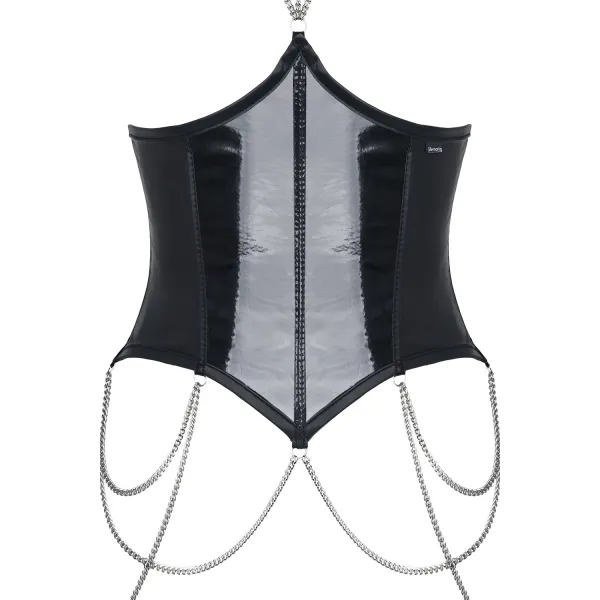 Schwarzes Set DE443 von Demoniq Hard Candy Collection | Fesselliebe.de