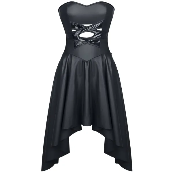 Schwarzes Kleid DE438 von Demoniq Hard Candy Collection | Fesselliebe.de