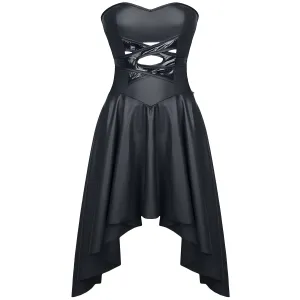 Schwarzes Kleid DE438 von Demoniq Hard Candy Collection