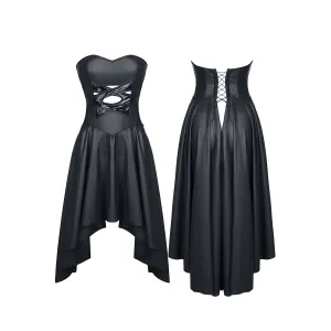 Schwarzes Kleid DE438 von Demoniq Hard Candy Collection
