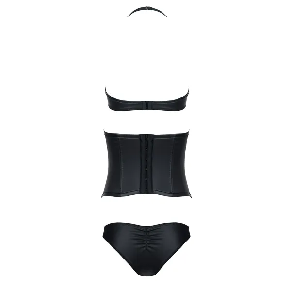 Schwarzes Set DE448 von Demoniq Hard Candy Collection | Fesselliebe.de