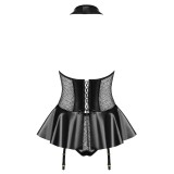 859-COR-1 Corsage schwarz von Obsessive | Fesselliebe.de