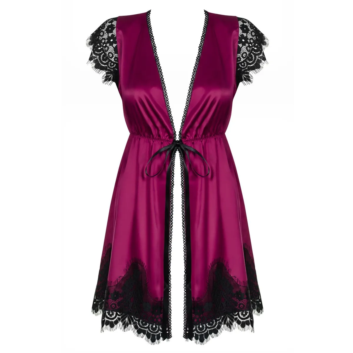 861-PEI-5 Peignoir magenta von Obsessive | Fesselliebe.de