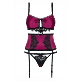 861-SEG-5 Set magenta von Obsessive | Fesselliebe.de
