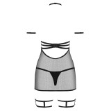 858-CHE-1 Chermise schwarz von Obsessive | Fesselliebe.de