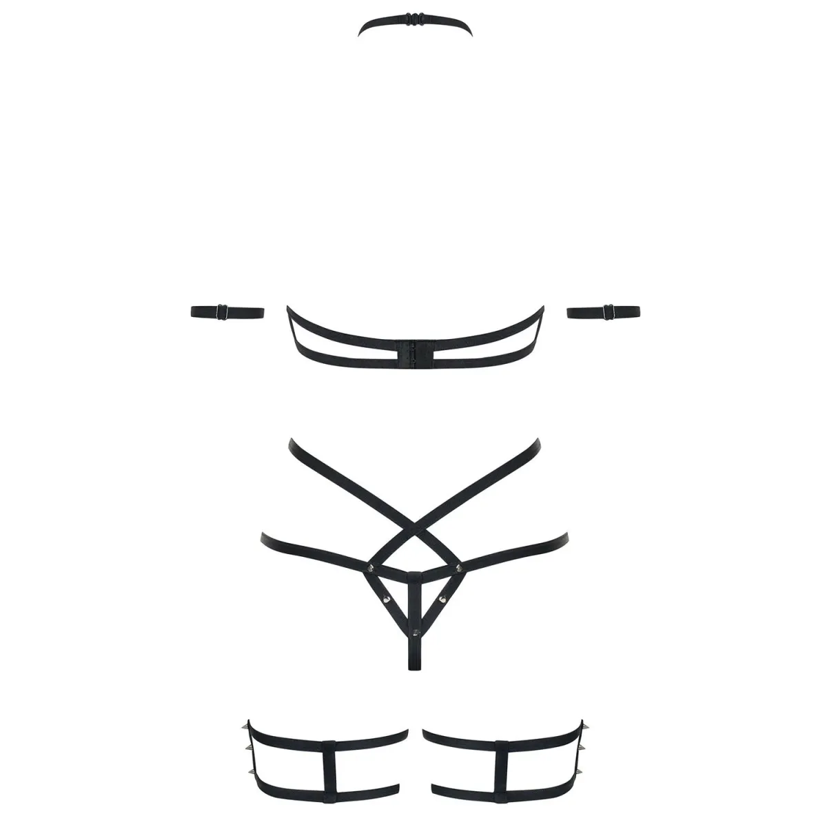 858-Set-1 Set schwarz von Obsessive | Fesselliebe.de
