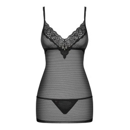 852-CHE-1 Chermise schwarz von Obsessive | Fesselliebe.de