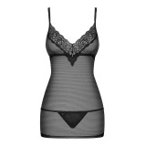 852-CHE-1 Chermise schwarz von Obsessive | Fesselliebe.de