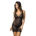 Schwarzes Chemise D-322 von Excellent Beauty