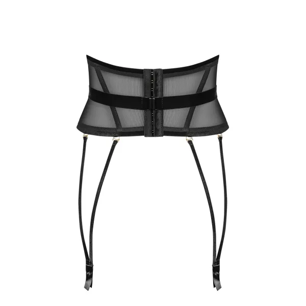 Taillenkorsett mit Stickerei und Strapshaltern 2018 von Petite Noir | Fesselliebe.de
