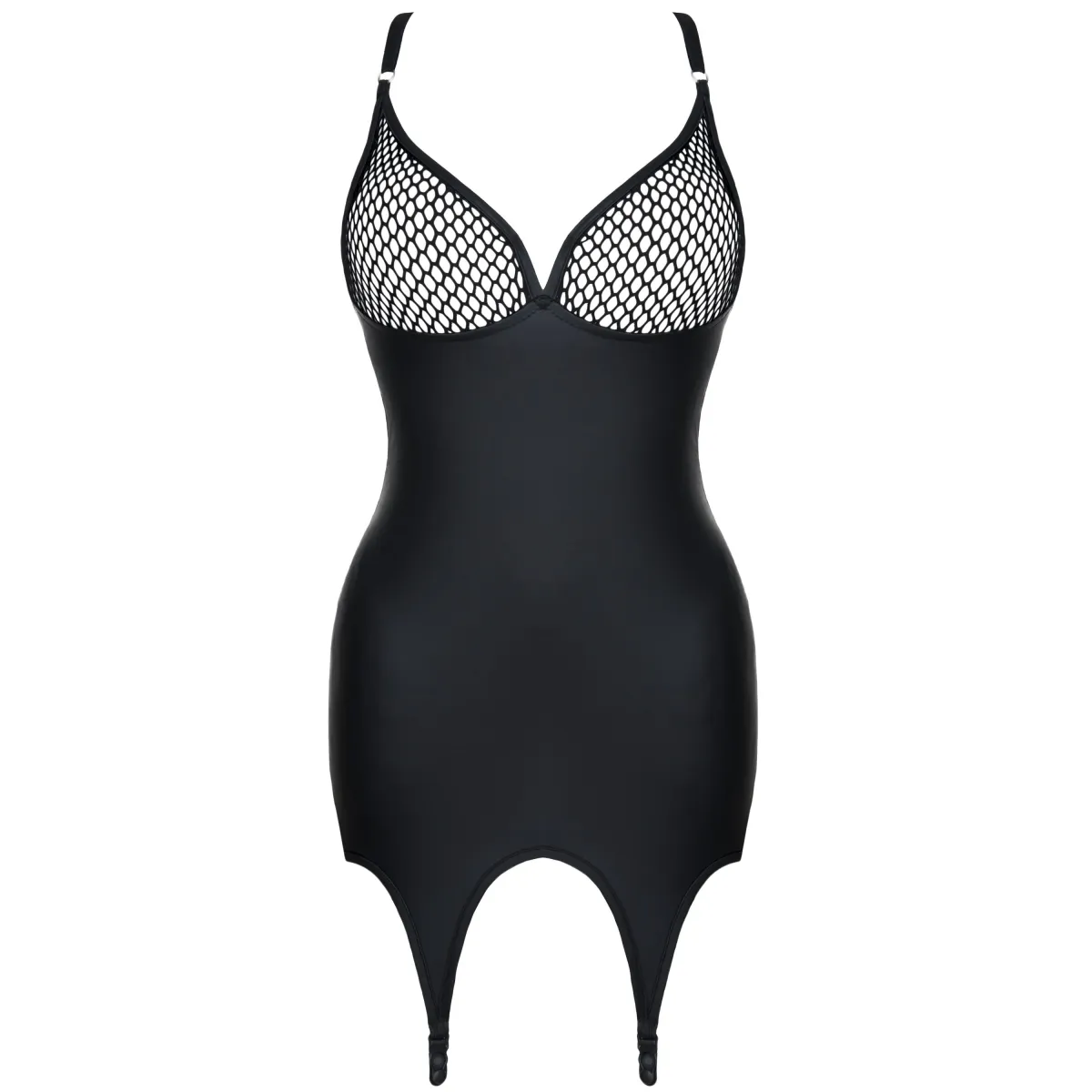 Schwarzes Strapskleid DDEris001 von Demoniq Dark Desire Collection | Fesselliebe.de
