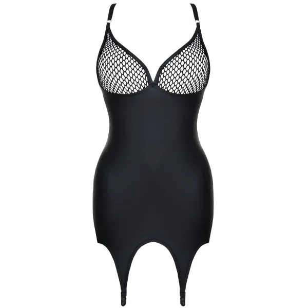 Schwarzes Strapskleid DDEris001 von Demoniq Dark Desire Collection | Fesselliebe.de