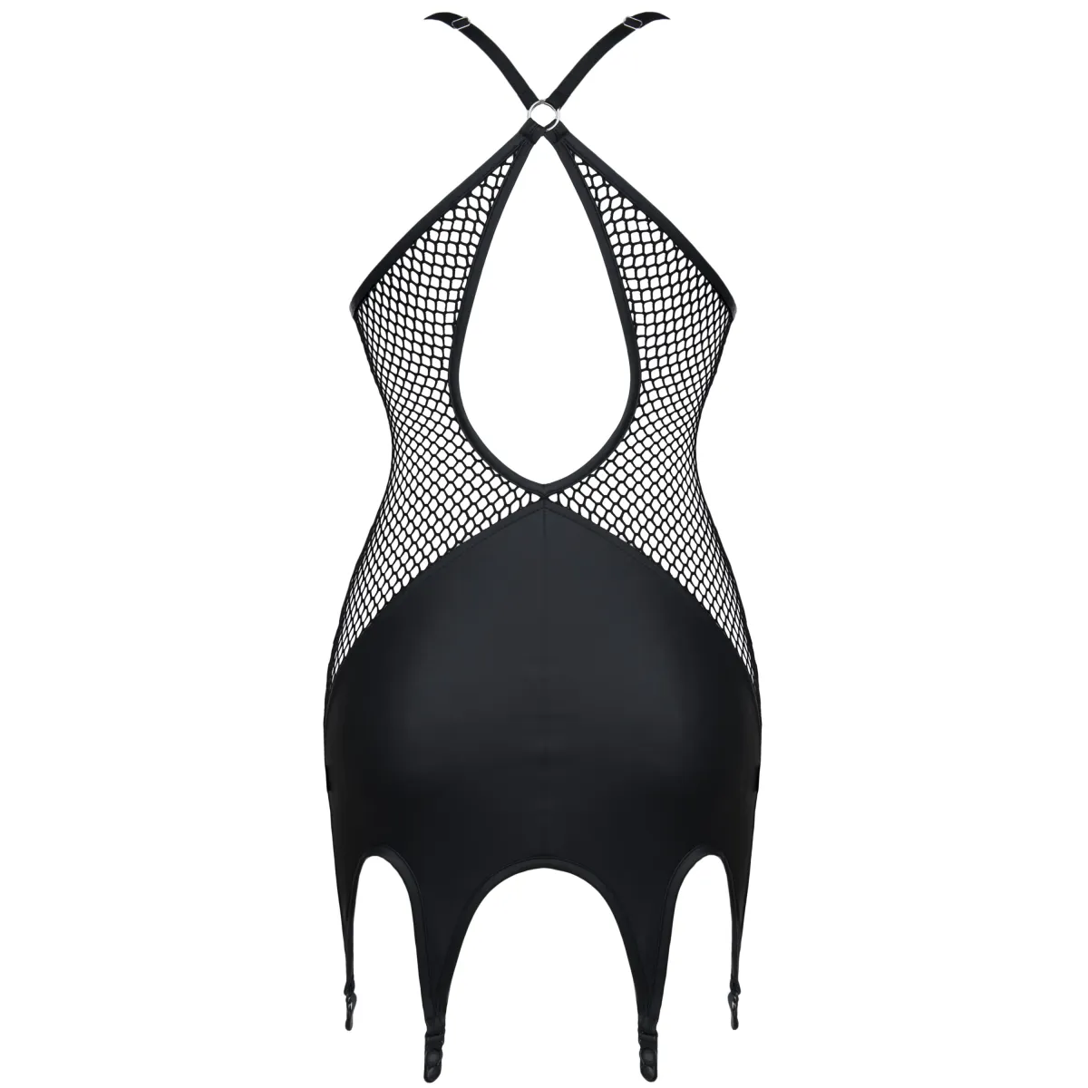 Schwarzes Strapskleid DDEris001 von Demoniq Dark Desire Collection | Fesselliebe.de